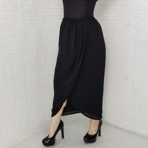 SOLD🌈1980s Frank Usher tulip hem skirt